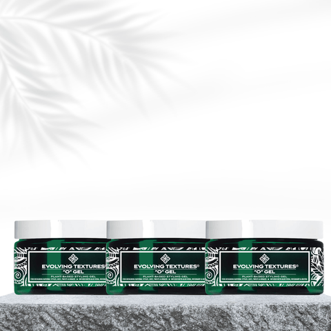 Alopecia Gel 4パック 4 oz Trio O Gel Bundle for Flawless Hairstyles by Evolving Textures